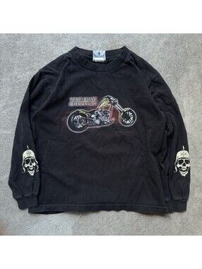 2003 Vintage West Coast Choppers Skull Long Sleeve KIDS